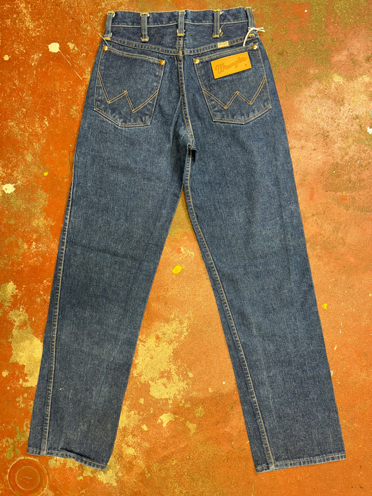 Vintage Dark Wash Wrangler Denim Jeans (JYJ0324-124)