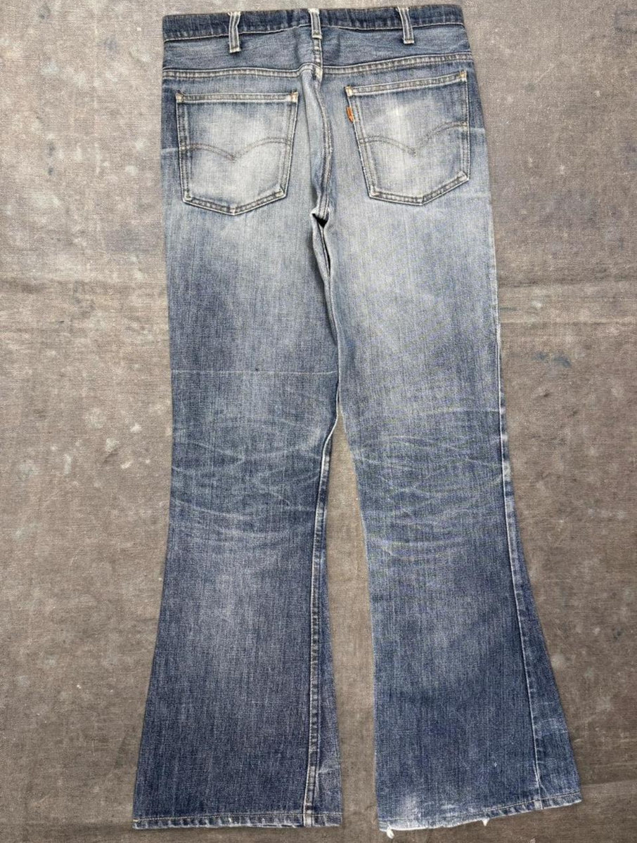 Vintage USA Levi's 646 Orange Tab Talon 42 Zipper Superwash Bell