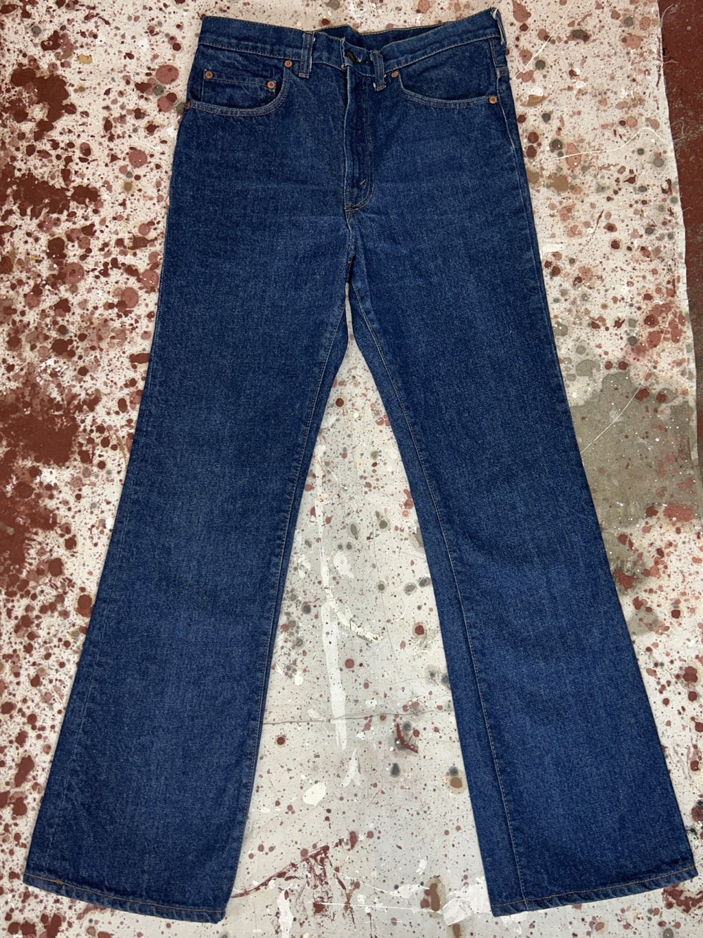 Vintage USA Levi's 517 Talon 42 Zip One-Wash Denim Jeans (JYJ0424-170)
