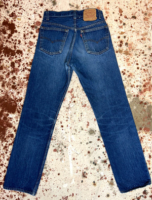 Vintage USA Levi's 501 Transitional Premium Dark Wash Denim Jeans (JYJ0424-173)