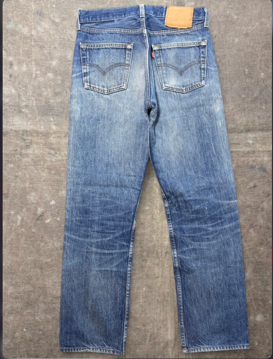 Vintage USA Levi's 501 Super-Wash Honeycomb Denim Jeans (JYJ