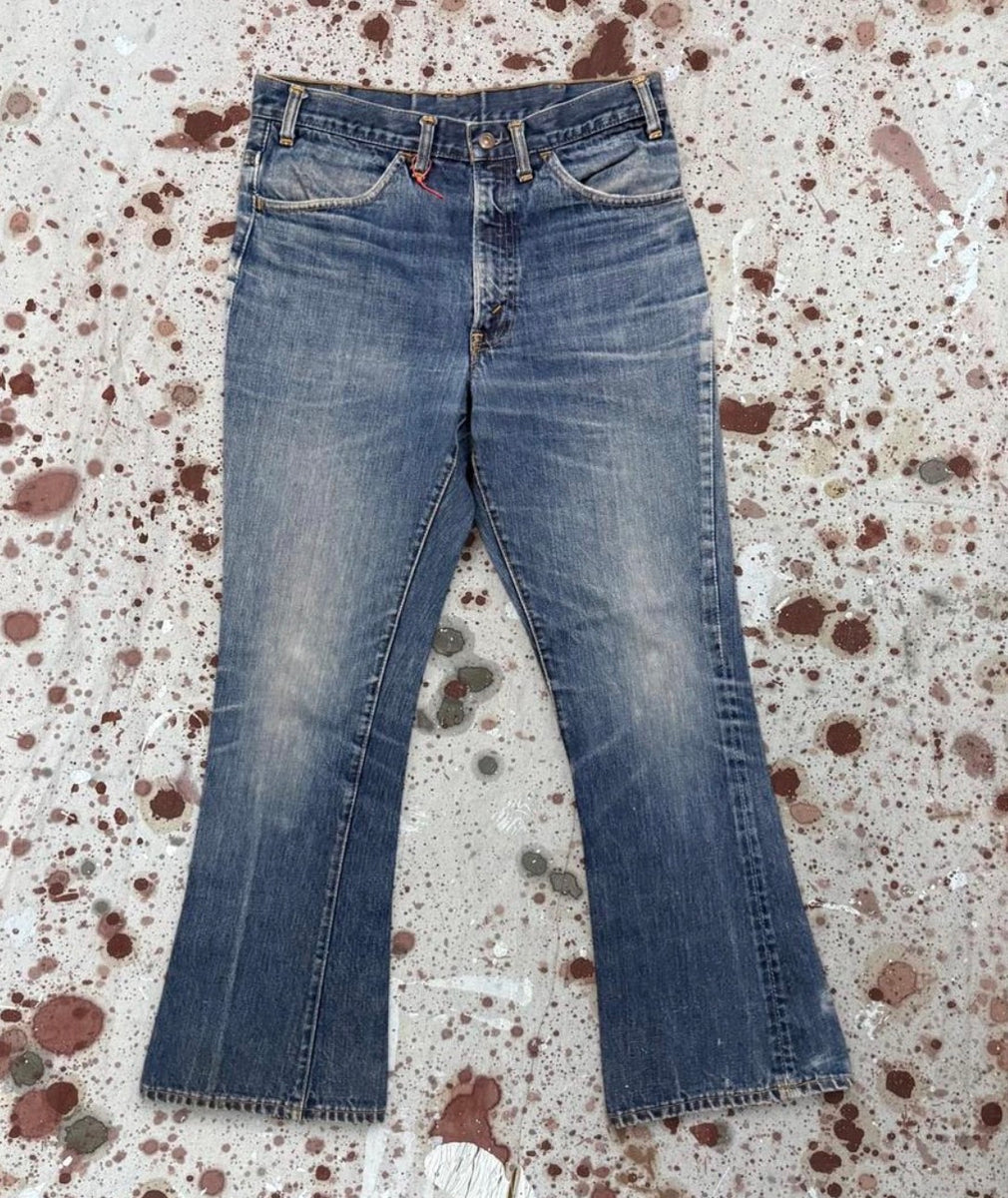 Vintage 1970s Levi 646 Super Wash Bell Bottom w/ talon 42 zipper