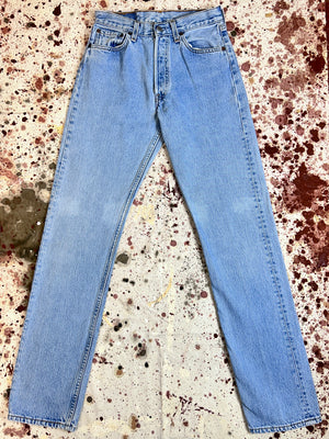 Vintage USA Levi's 501 Light Wash Denim Jeans (JYJ0324-150)