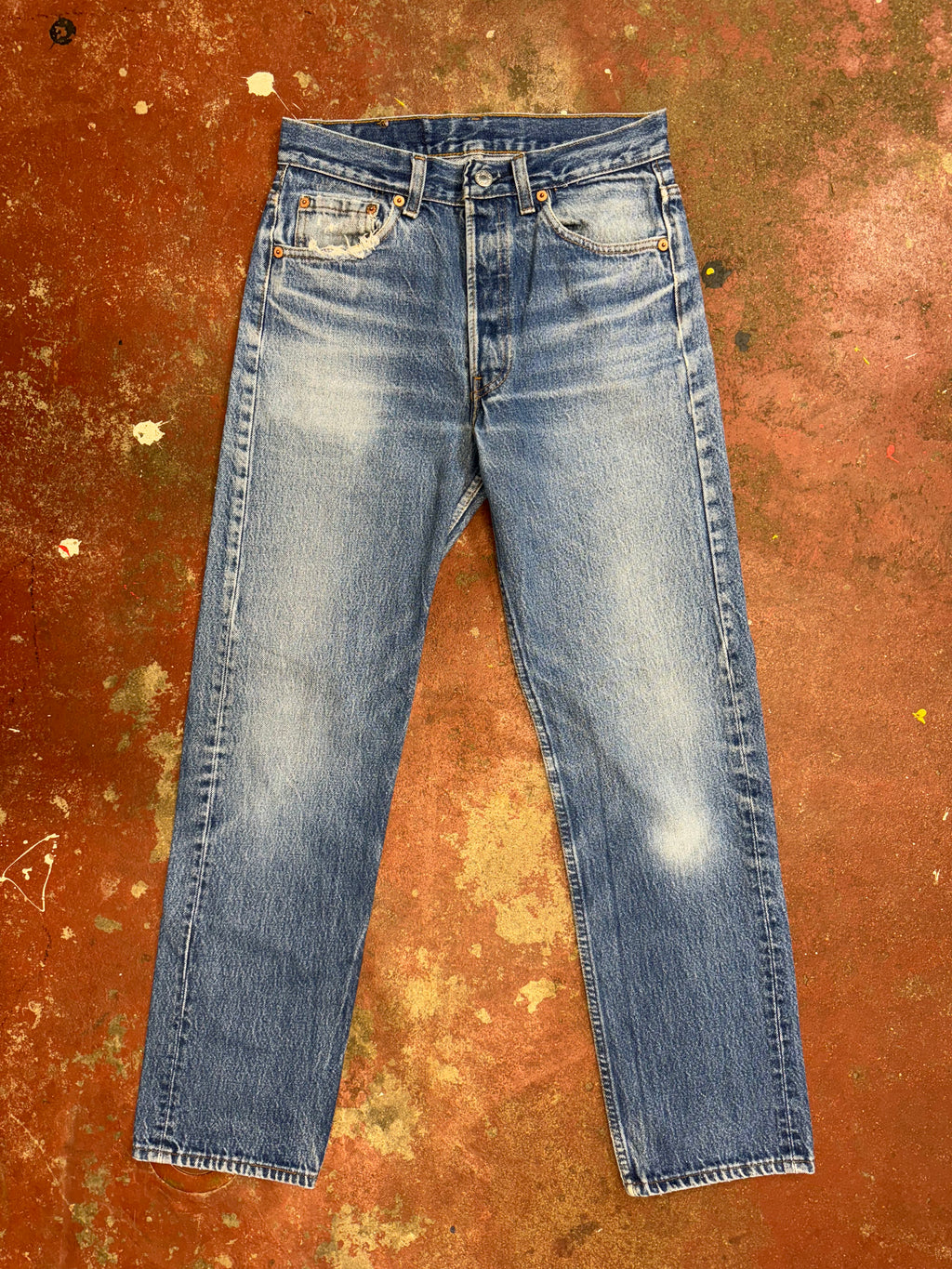 Vintage USA Levi's 501 Premium Wash Denim Jeans (JYJ0224-086)
