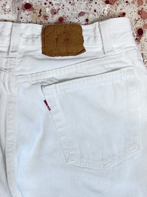 Vintage USA White Levi's 701 Denim Jeans (JYJ0224-080)