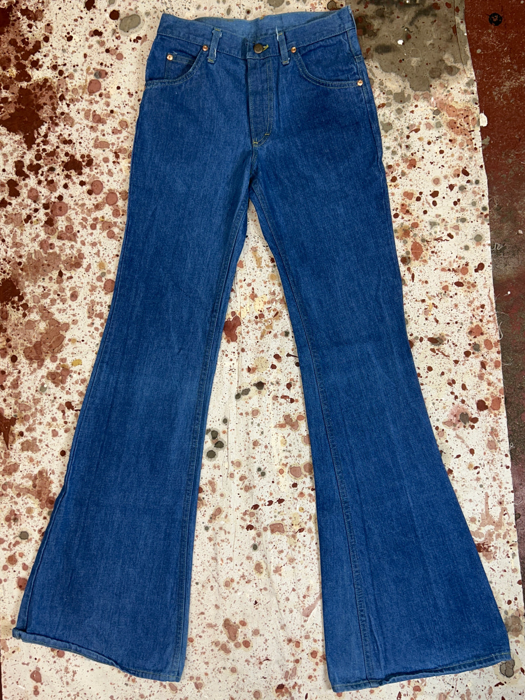 Vintage USA 1970's Lee Scovill Zipper Denim Jeans (JYJ0324-111)