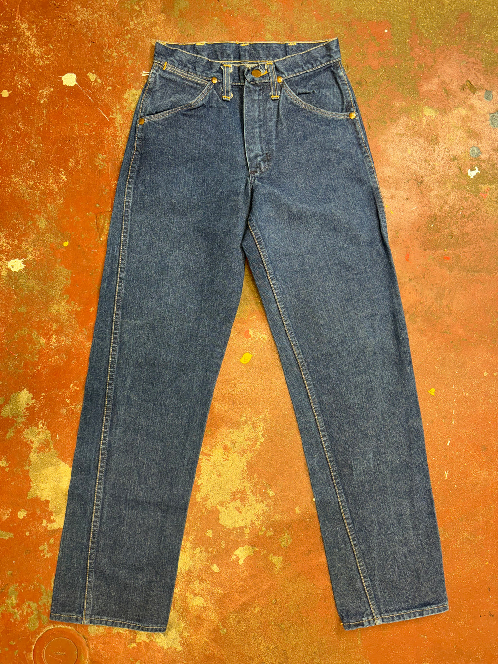 Vintage Dark Wash Wrangler Denim Jeans (JYJ0324-124)