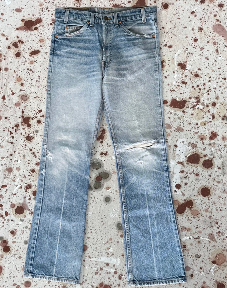 Vintage Levi USA 517 Orange Tab Super Wash Denim Jeans W