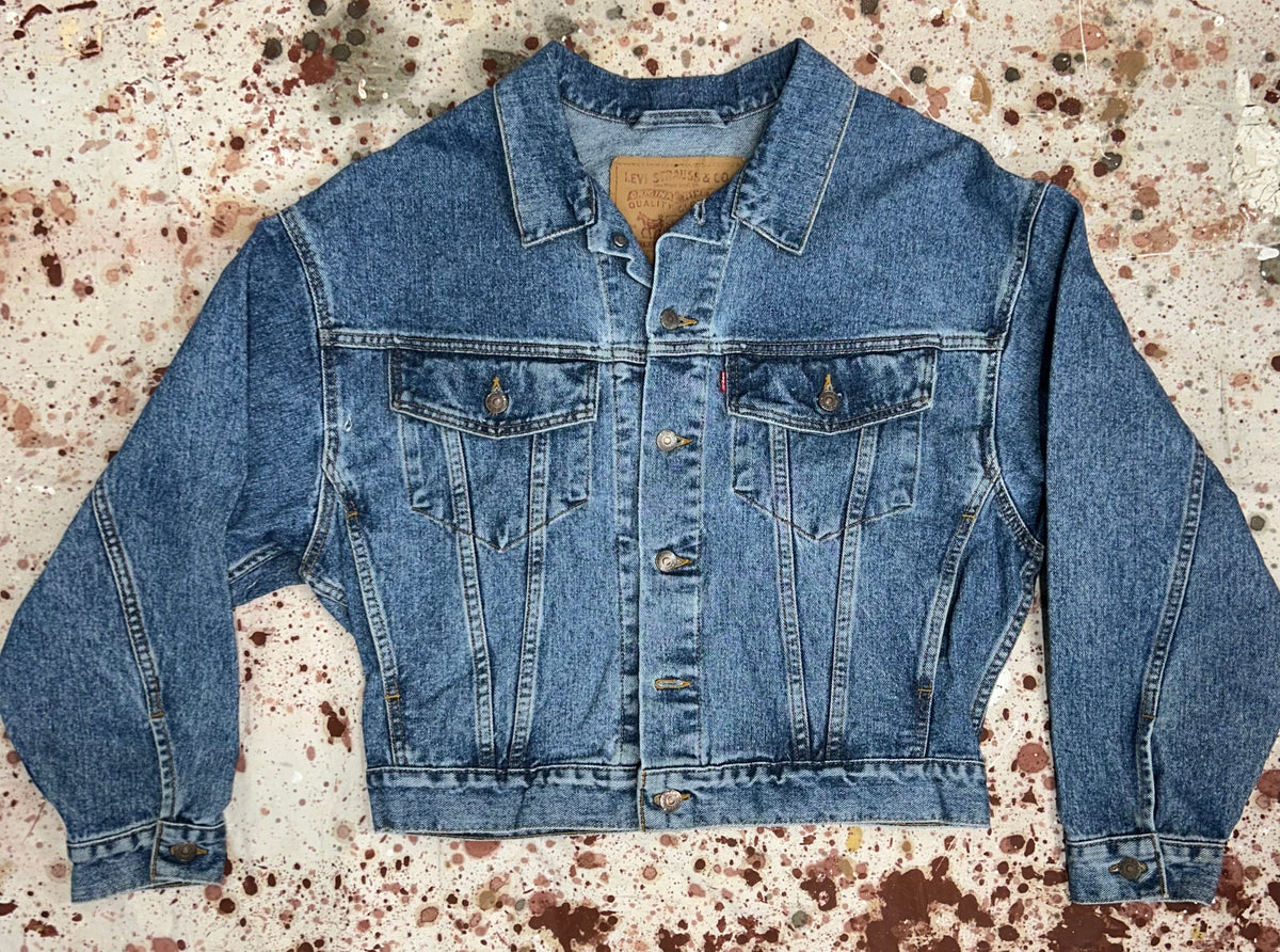ジャケット・アウター stein Tweed Gingham Trucker Jacket S Original Trucker Jacket - Dark Wash | Levi's® US