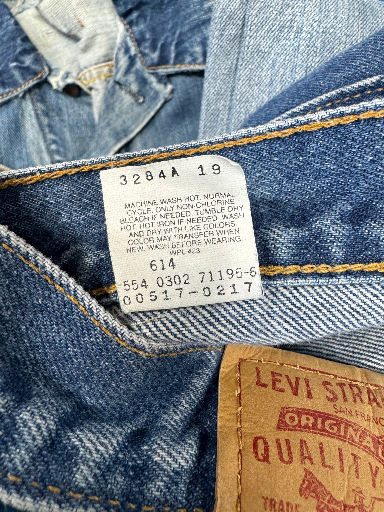 Vintage Premium Wash Levi 517 Denim Jeans (JYJ0124-057)