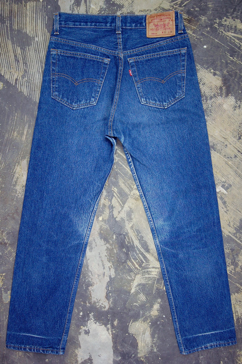 Vintage Levi's 501xx USA One Wash Denim Jeans (JYJ-047