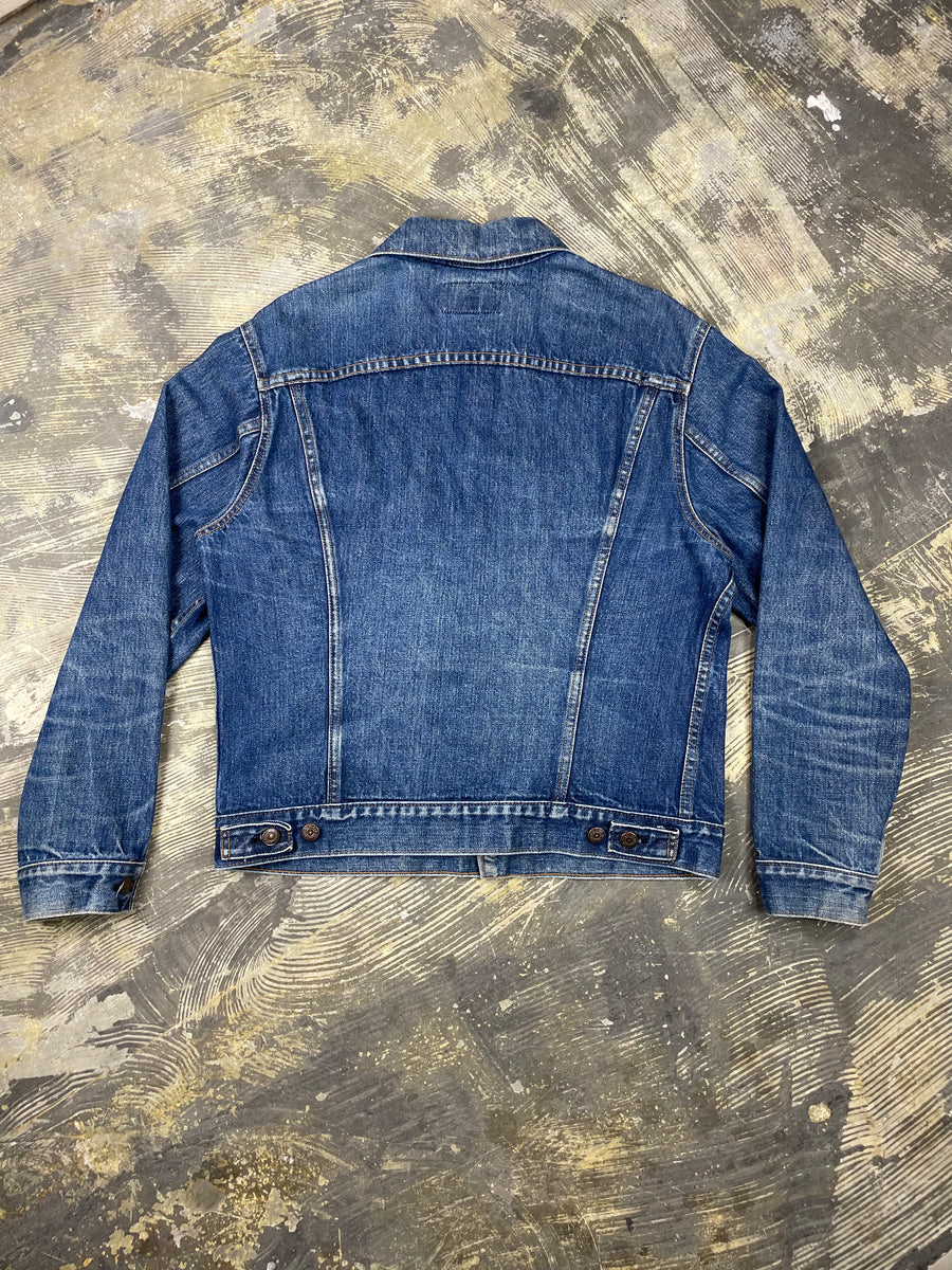 Vintage USA Levi 2 Pocket Indigo Denim Trucker Jacket (JYJ