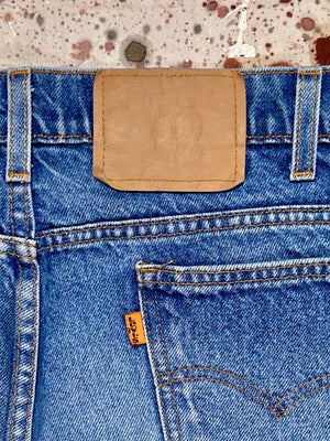Vintage USA Levi 505 Orange Tab Superwash Denim Jeans (JYJ0425-444)