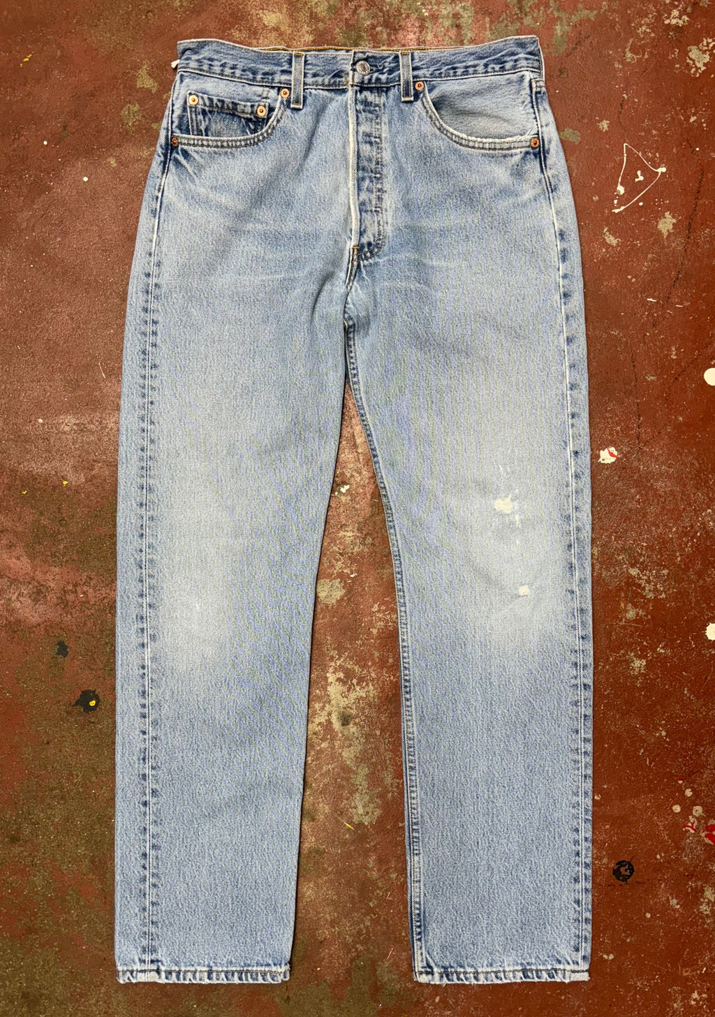 Vintage USA Made Levi 501 Premium Wash Denim Jeans (JYJ0324-108)