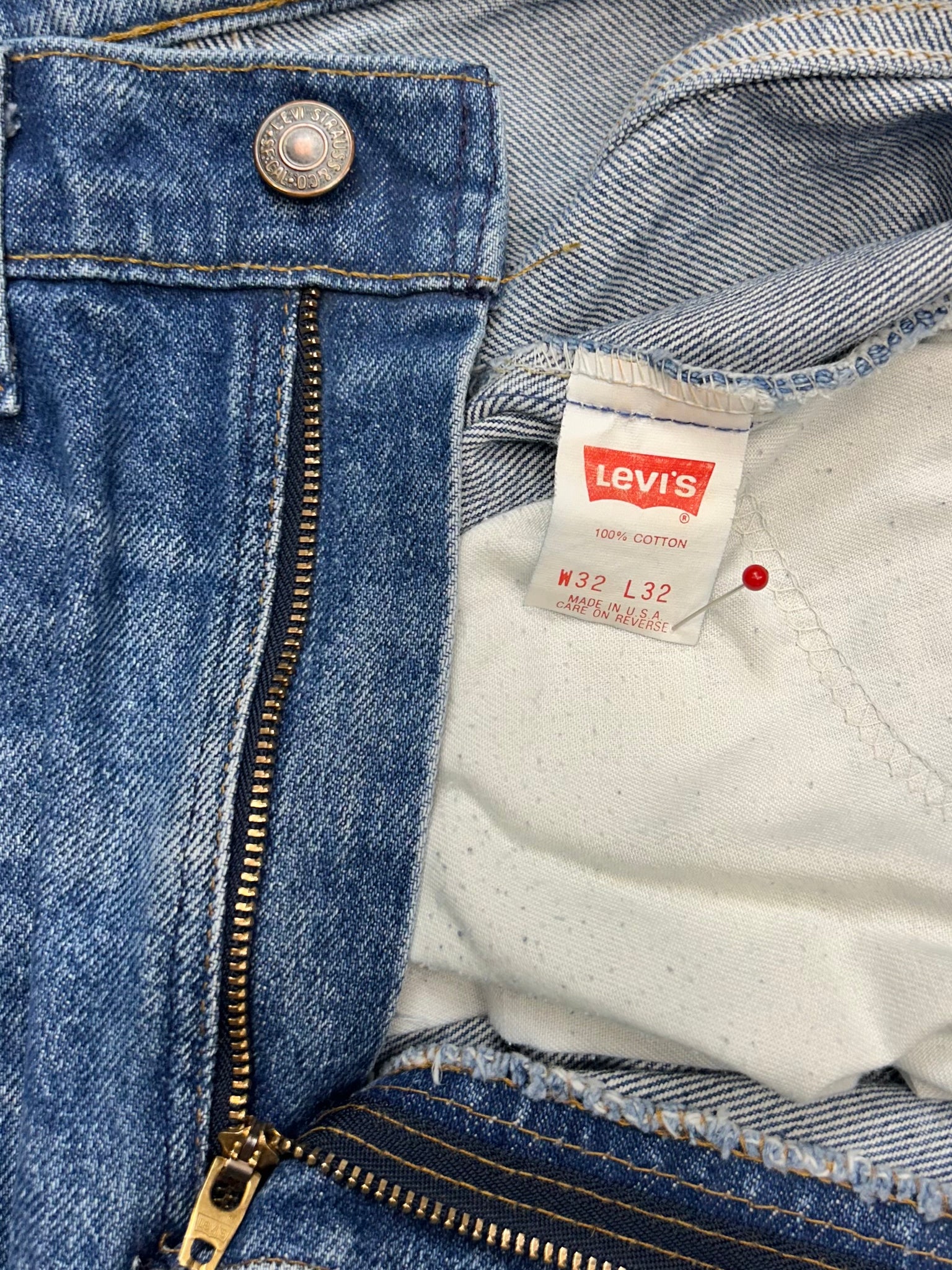 Vintage USA Levi's 517 Orange Tab Superwash Denim Jeans (JYJ0924-288)