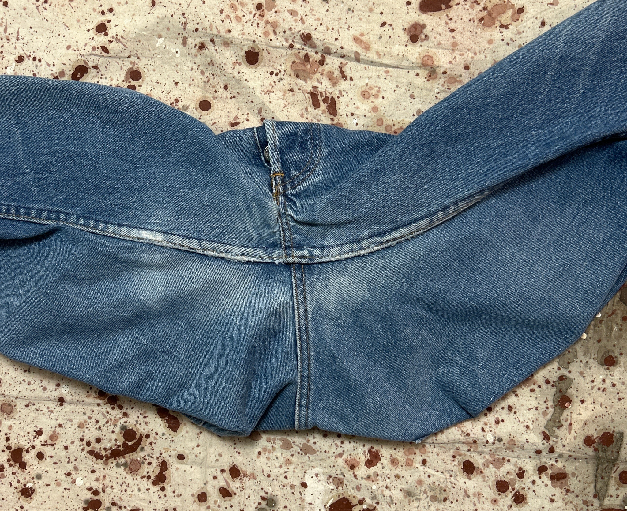 Vintage USA made 501 Transitional Tag, Super Wash, Denim Jeans (JYJ-5725)