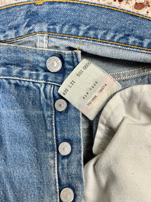 Vintage USA Levi’s 501xx Superwash Denim Jeans (JYJ0125-400)