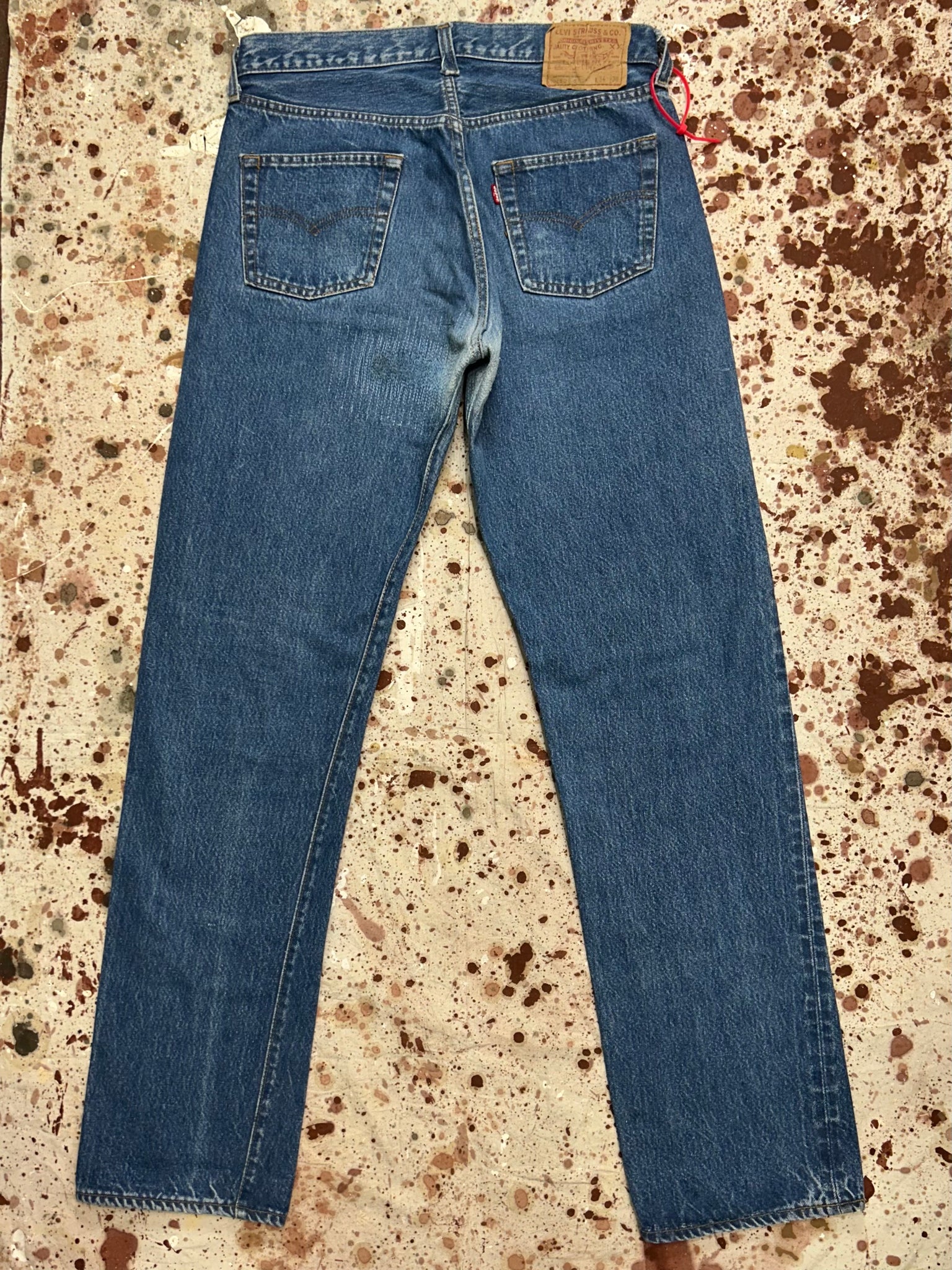 Vintage USA Levi's 501 Premium Wash Redline Denim Jeans (JYJ0924-307)