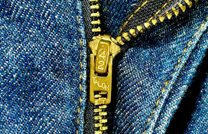 Vintage USA Levi 517 Transitional Talon 42 Zip One-Wash Denim Jeans (JYJ0424-170)