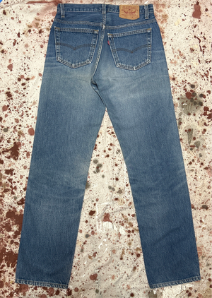Vintage USA made 501 Transitional Tag, Super Wash, Denim Jeans (JYJ-2725)