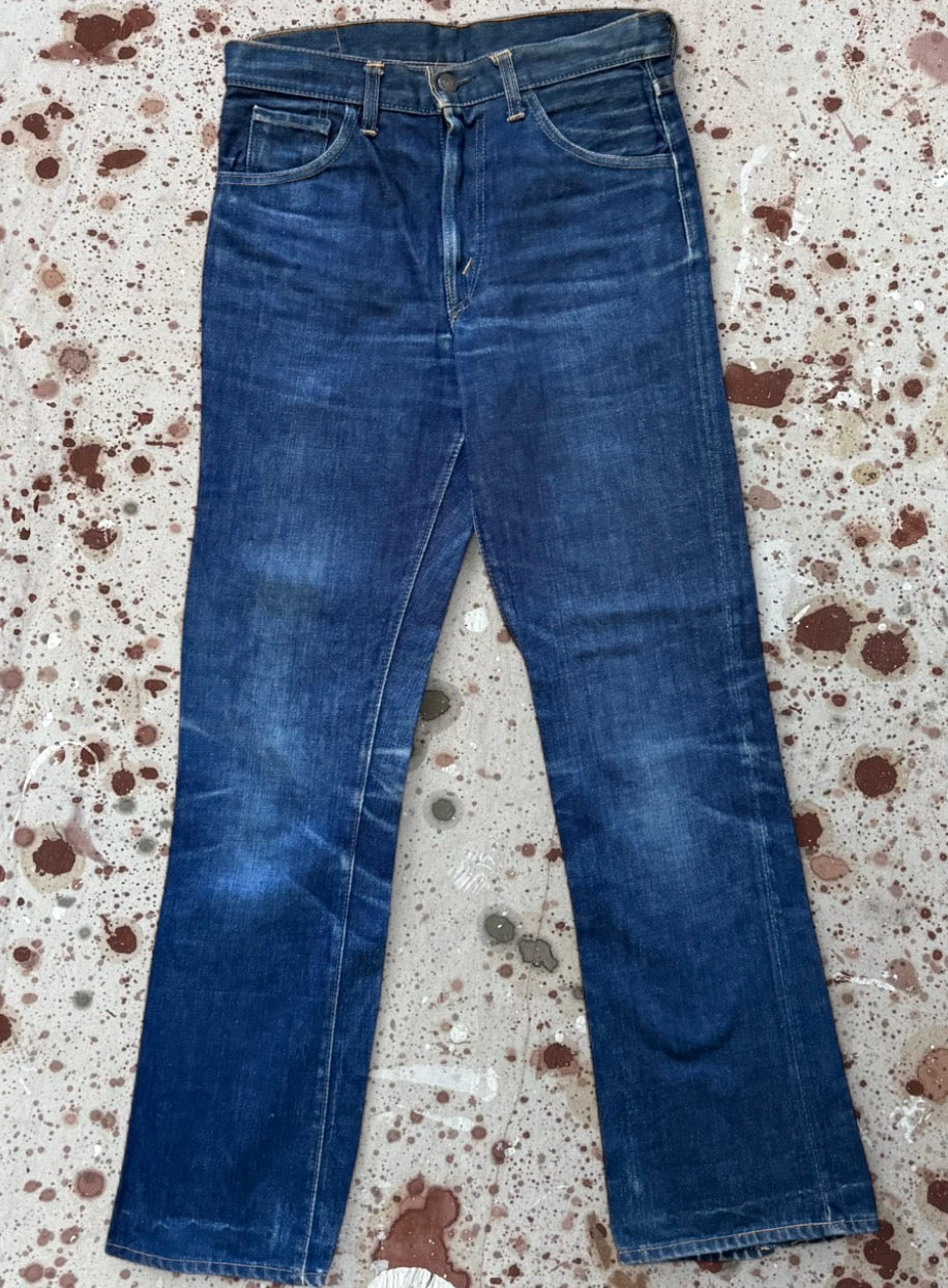 Vintage Rare 1960'S Levi Model 607-0217 Bootcut Orange Tab 