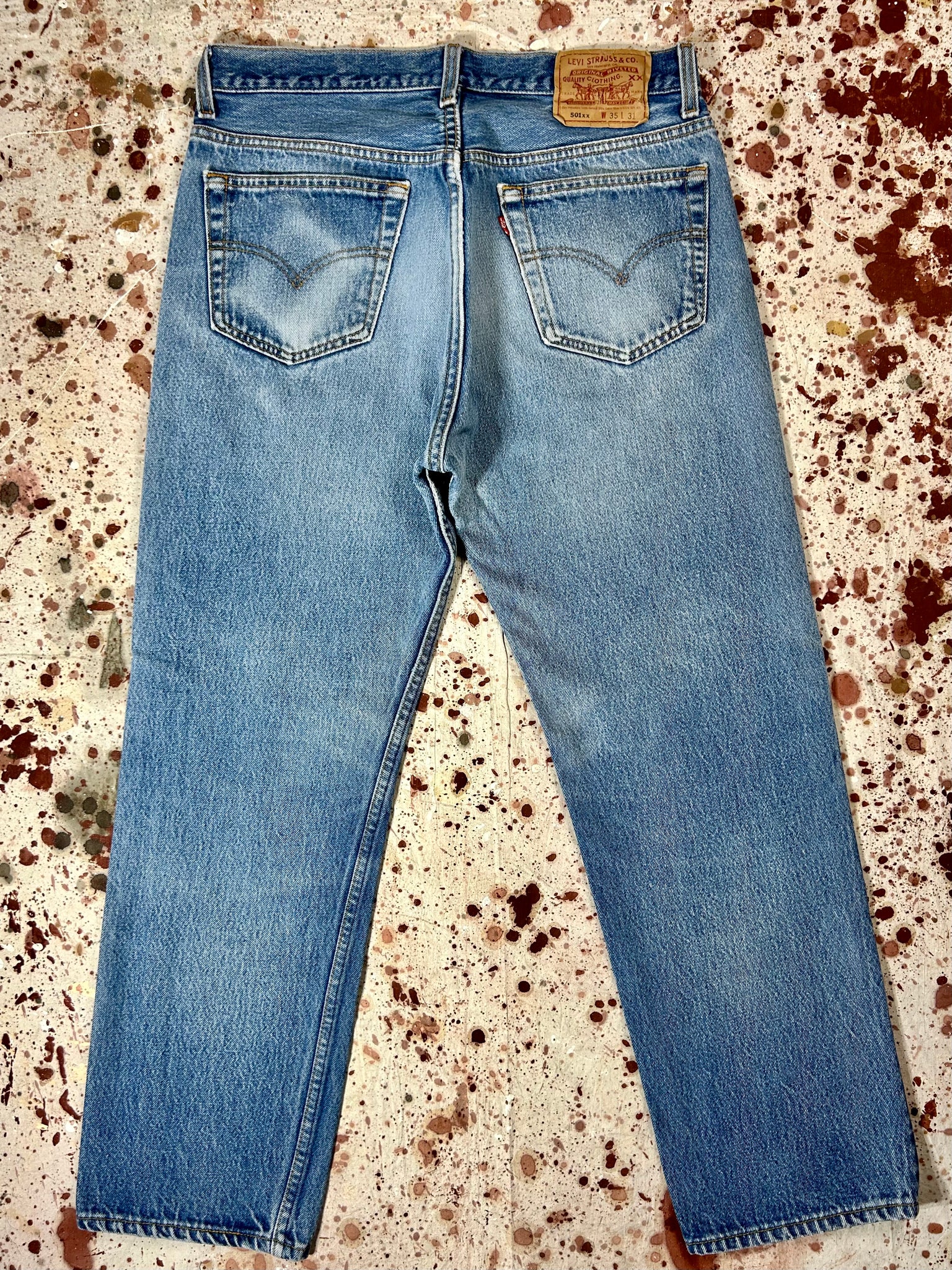 Vintage USA Levi’s 501xx Superwash Denim Jeans (JYJ0125-400)