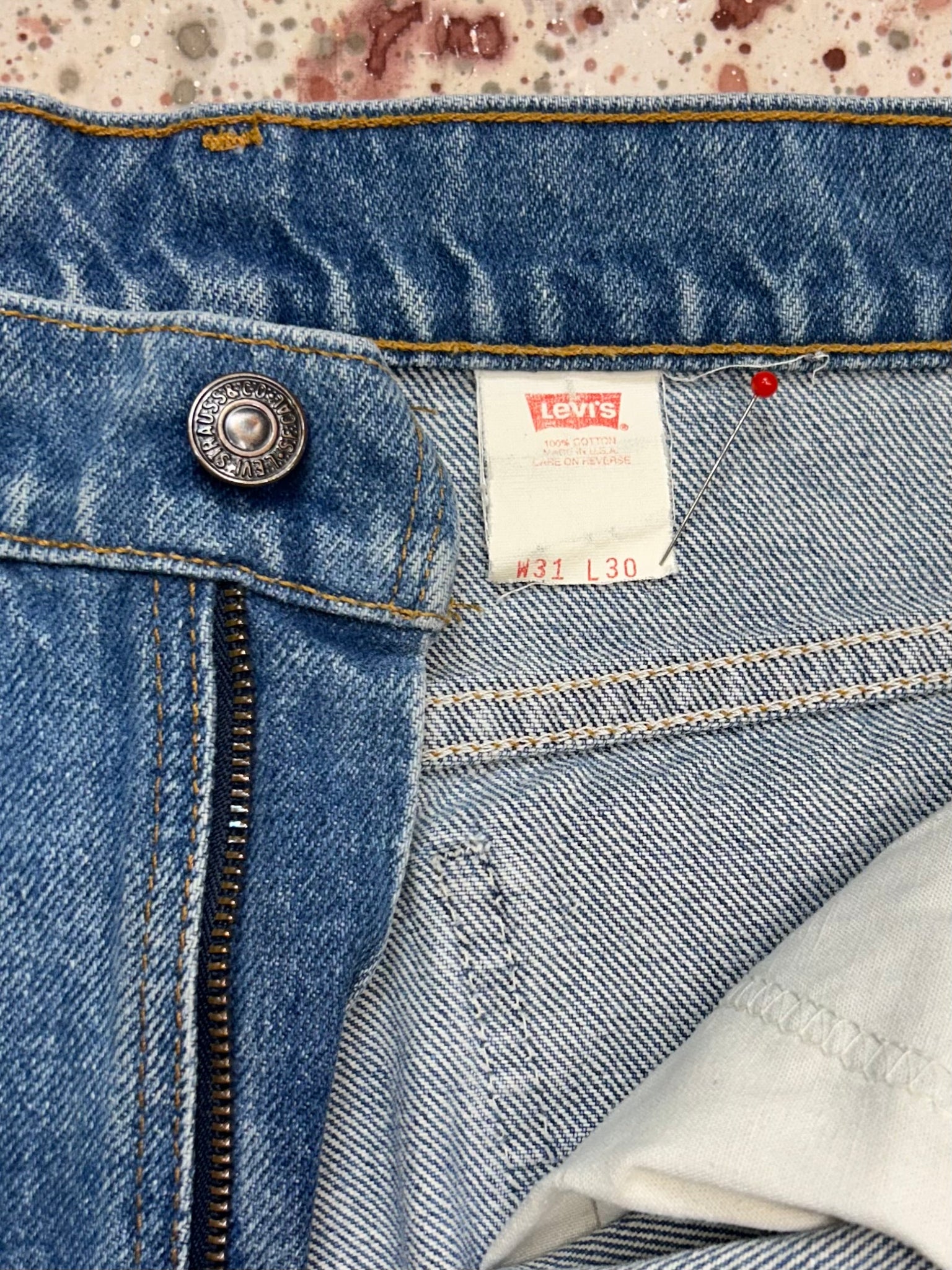 Vintage USA Levi's 517 Orange Tab Denim Jeans (JYJ0924-281)