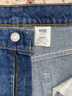 Vintage USA Levi's 505 Premium Wash Denim Jeans (JYJ0924-272)