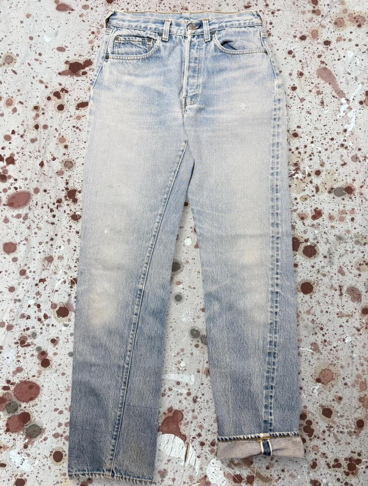 Vintage USA Levi’s 501 Redline Denim Jeans (JYJ-291025)