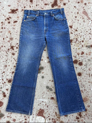 Vintage USA Levi 517 Orange Tab Premium Wash Denim Jeans (JYJ