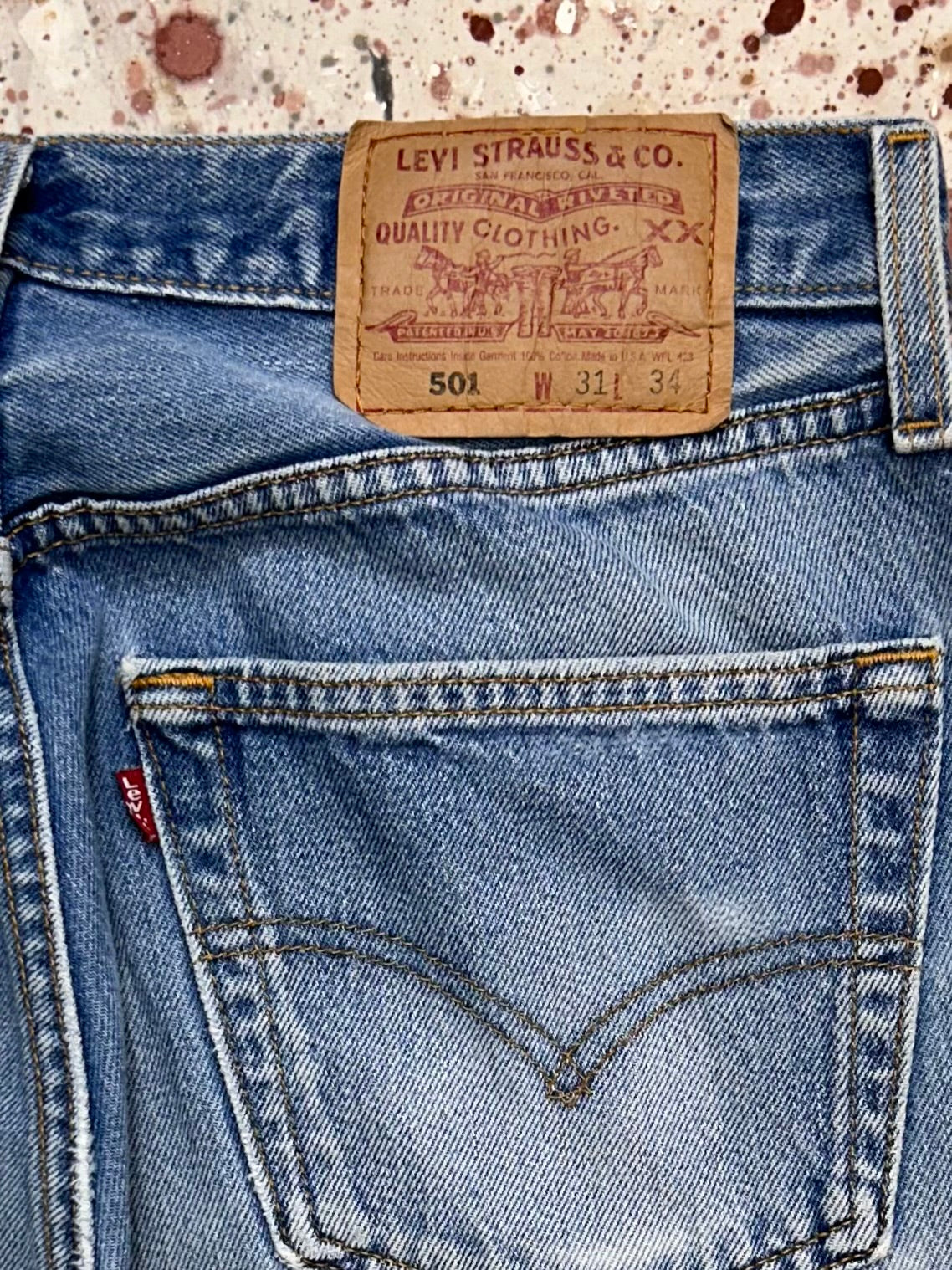 Vintage USA Levi's 501 Superwash Denim Jeans (JYJ0924-269)