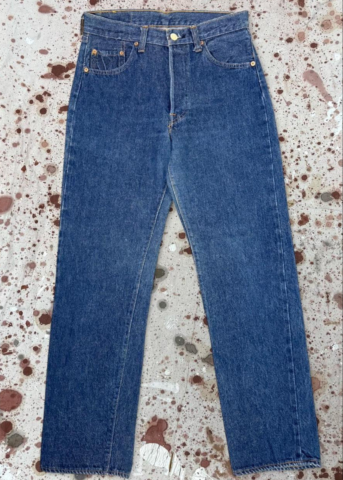 Vintage USA Levi 501 Redline Dark One-Wash Denim Jeans (JYJ-161025