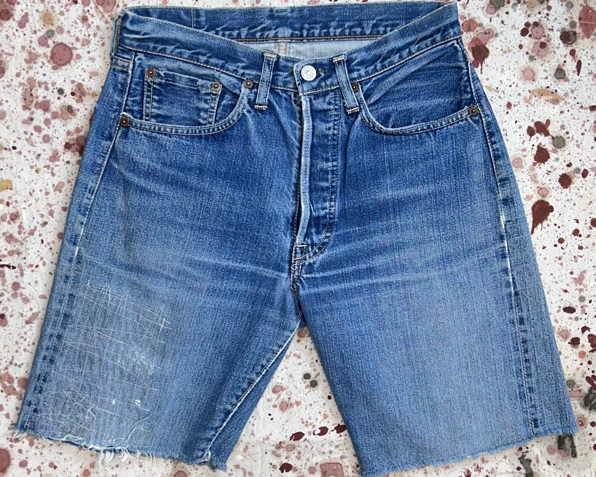 1P9936/UNUSED Cut Off Denim Pants UW0490 アンユーズド カットオフデニムパンツ Womens Hailey Cut-Off Short Inlet