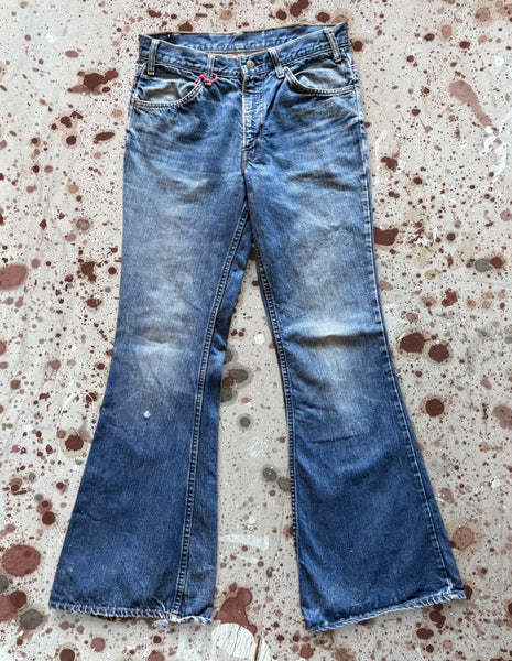 Vintage 1970s Levi's 684 Bellbottom Super Wash Denim Jeans w