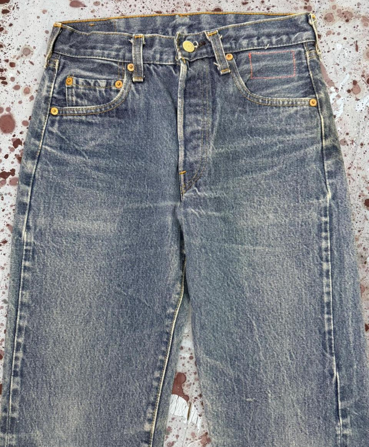 Vintage USA Levi's 501 Redline Super-Wash Denim Jeans (JYJ-221025)