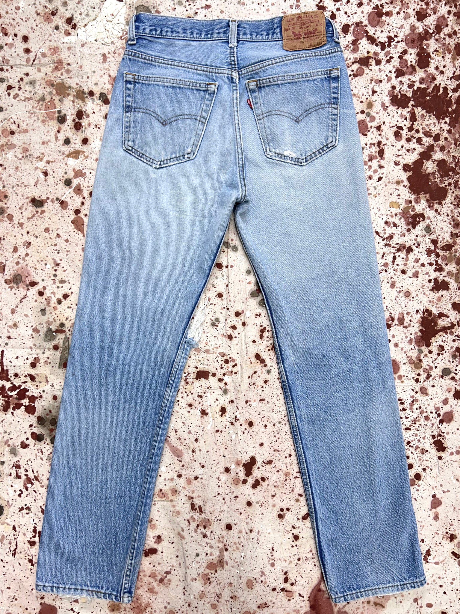 Vintage Levi USA Made Transitional 501 Premium Wash & Feathers (JYJ0324-125)