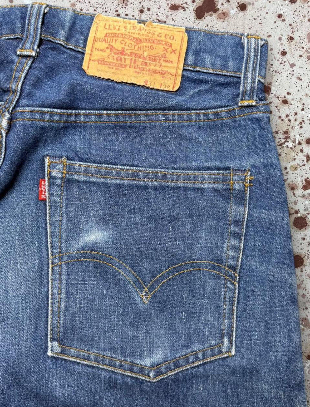 Vintage USA Levi’s 505 Single Stitch Super Wash Denim Jeans (JYJ-301025)