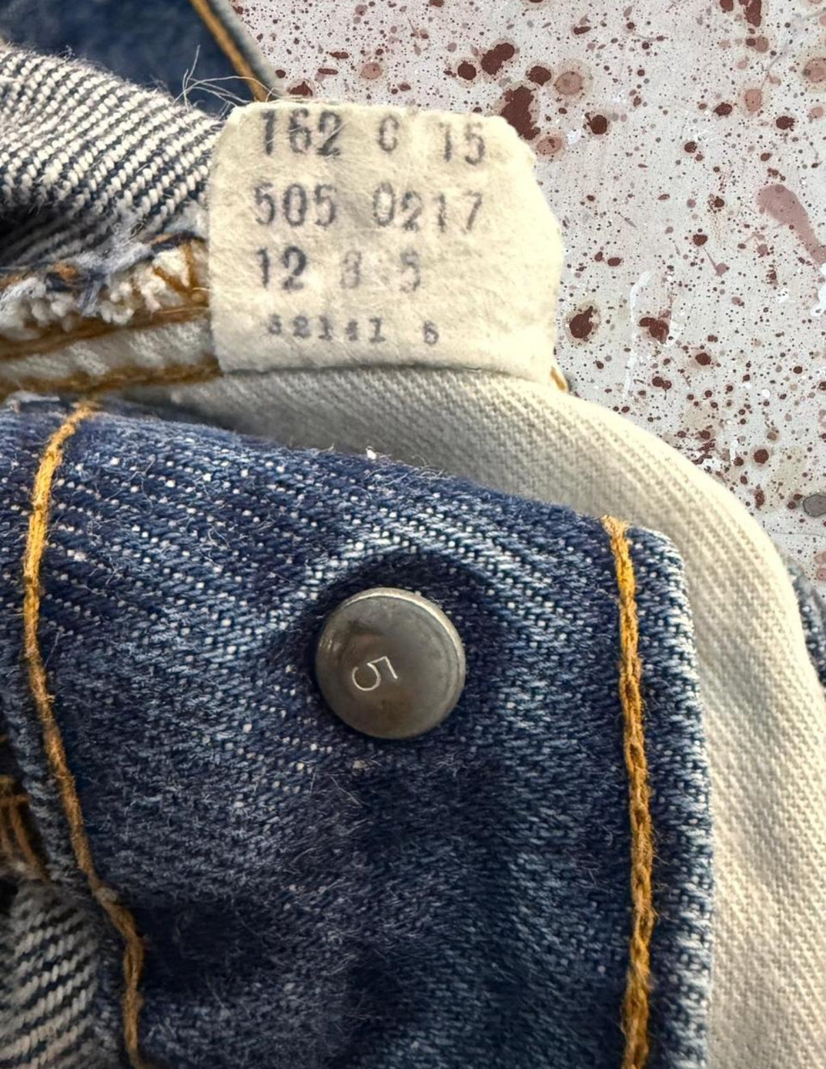 Vintage USA Levi’s 505 Single Stitch Super Wash Denim Jeans (JYJ-301025)
