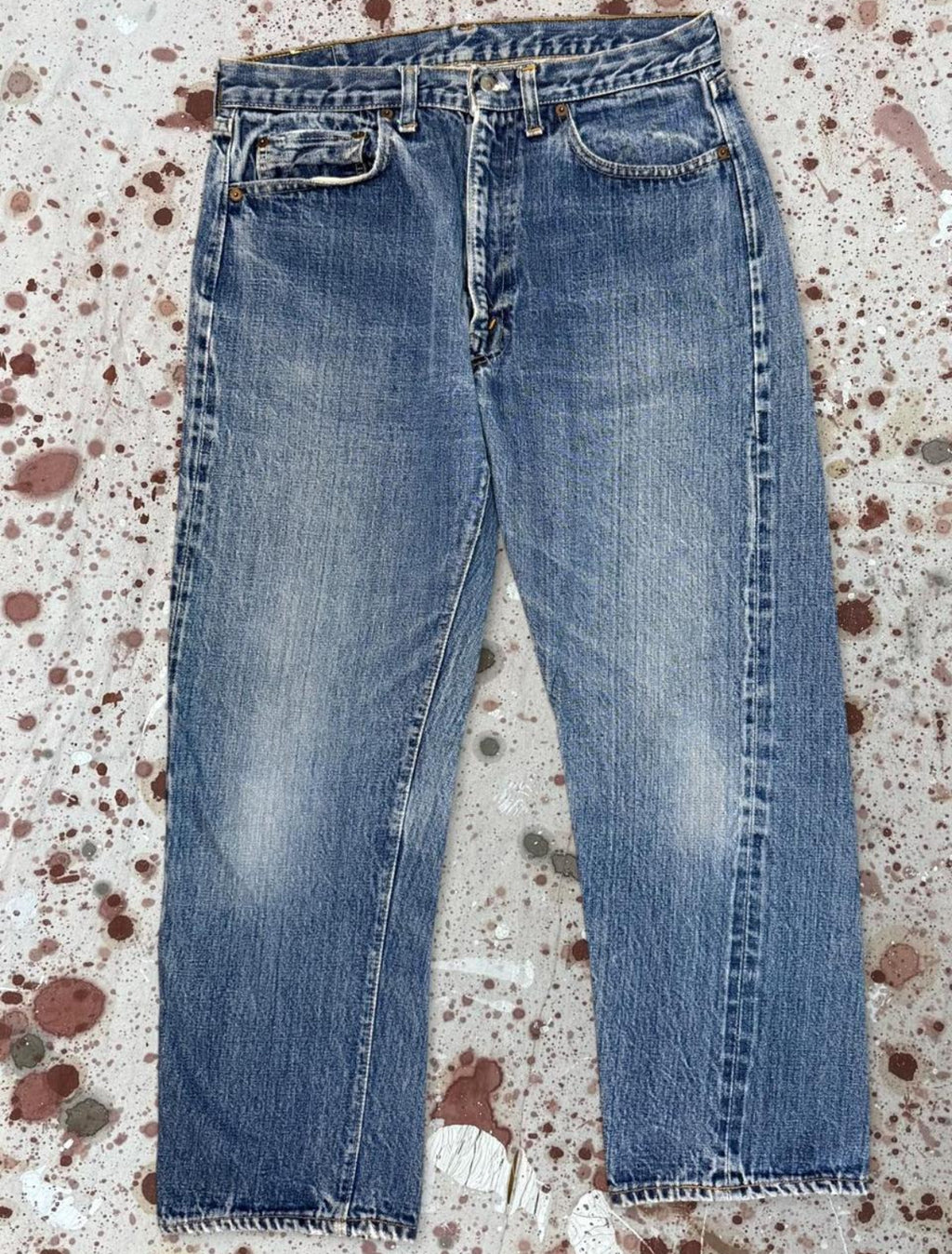 Single Stitch Redline 502-0117 Levi’s Denim Jeans w/ Redline Coin Pocket (JYJ-241025)