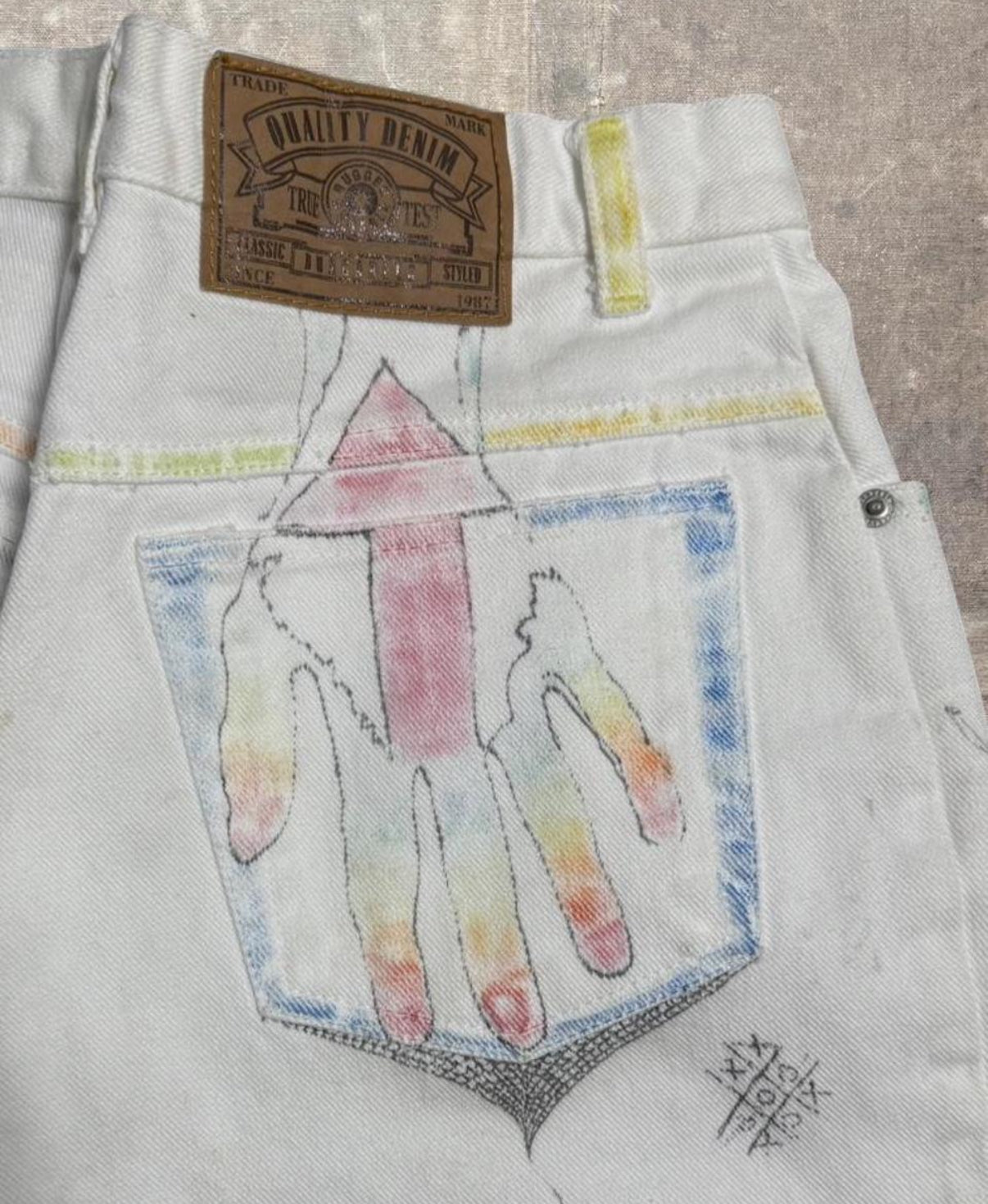 Vintage 1990’s Custom Art Pants (JYJ0125-396)