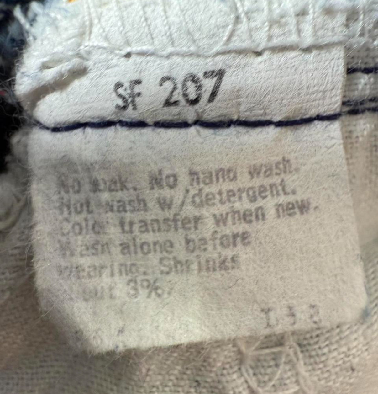 Vintage USA Levi 505 Super Wash Transitional Tag Denim Jeans (JYJ-331025)