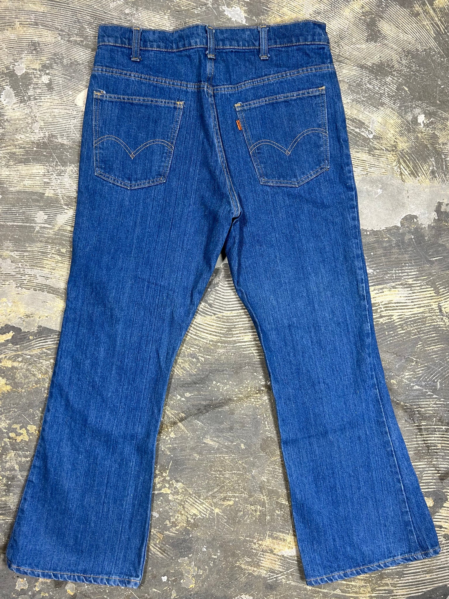 Vintage Levi 646 Talon 42 Bell Bottom Denim Jeans (JYJ-0246)