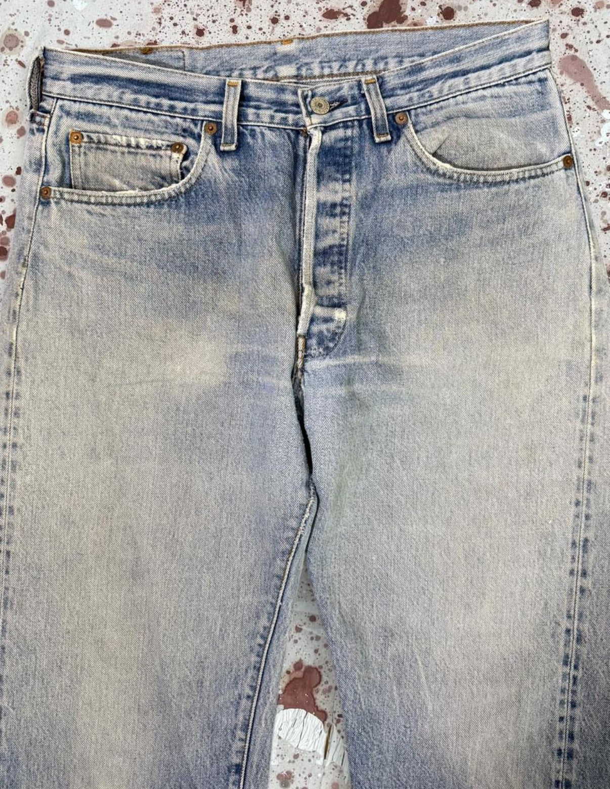 Vintage USA Levi's 501 Redline Denim Jeans (JYJ-231025)