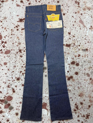 Vintage USA 1981 Levi 517 Deadstock Dark Wash Denim Jeans with Flashers (JYJ0425-457)