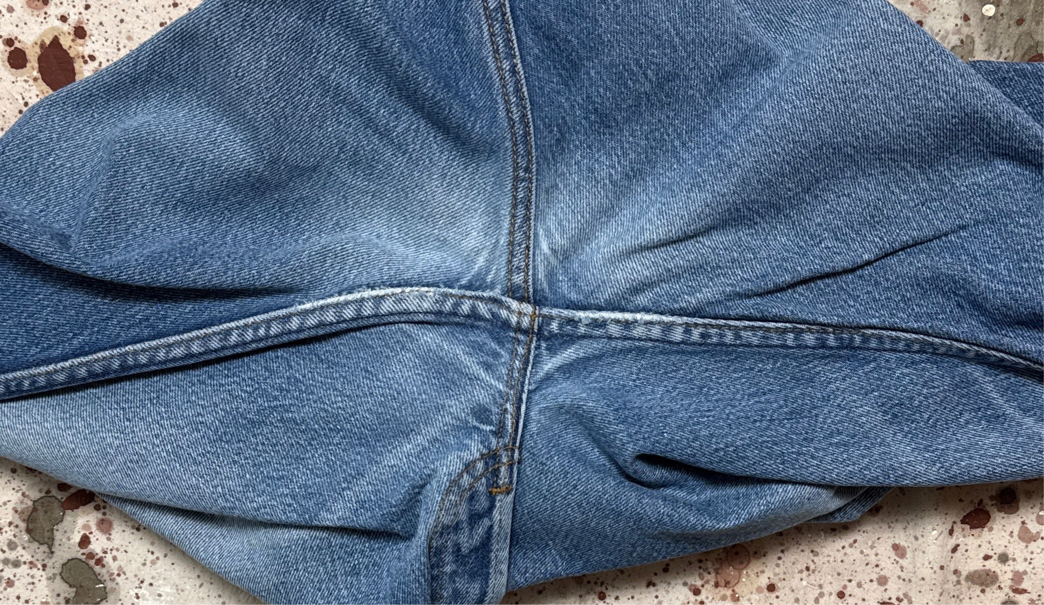 Vintage USA made Levis 501, Transitional Tag, Super Wash, Denim Jeans (JYJ-04825)