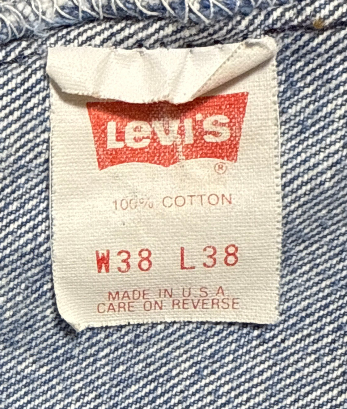 Vintage USA made Levi 501xx Transitional Tag, Super Wash, Denim Jeans  (JYJ0923-049)