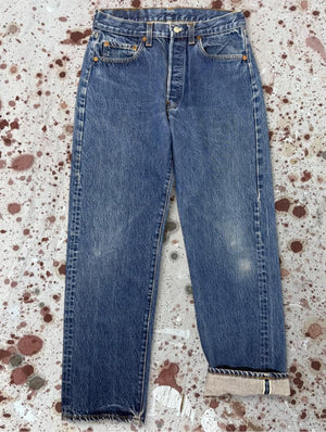 Vintage USA Levi 501 Redline Denim Jeans (JYJ-141025)