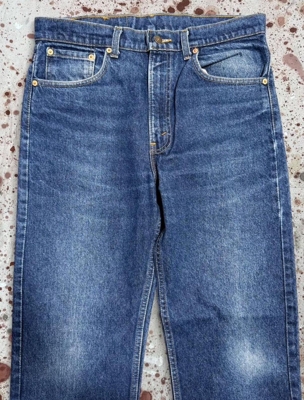 Vintage USA made Levi’s 505, Dark Wash, Denim Jeans (JYJ-021225)