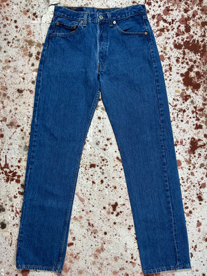Vintage USA Levi 501 Dark Wash Denim Jeans (JYJ0425-442)