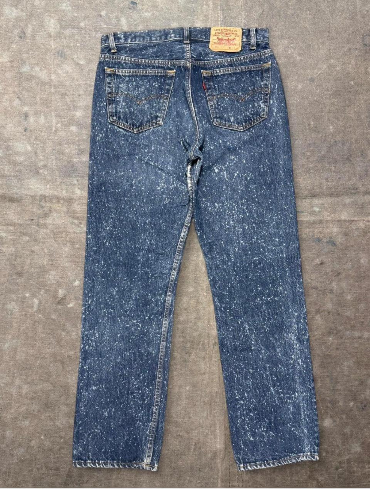 Vintage USA Levi 501 USA Galaxy Wash Denim Jeans (JYJ-091225)